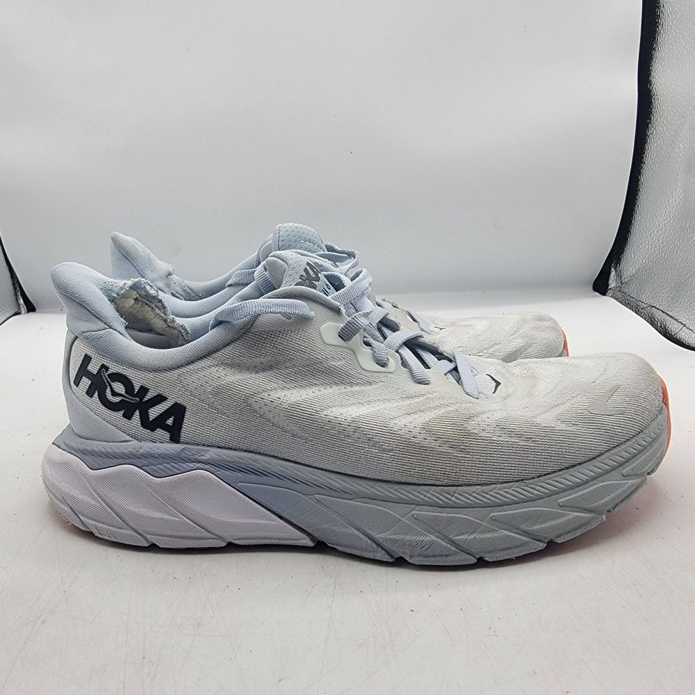 Hoka One One Arahi 6 Womens 7.5B Plein Air Blue Fog Shoes Athletic 1123195 PABF - Picture 11 of 13